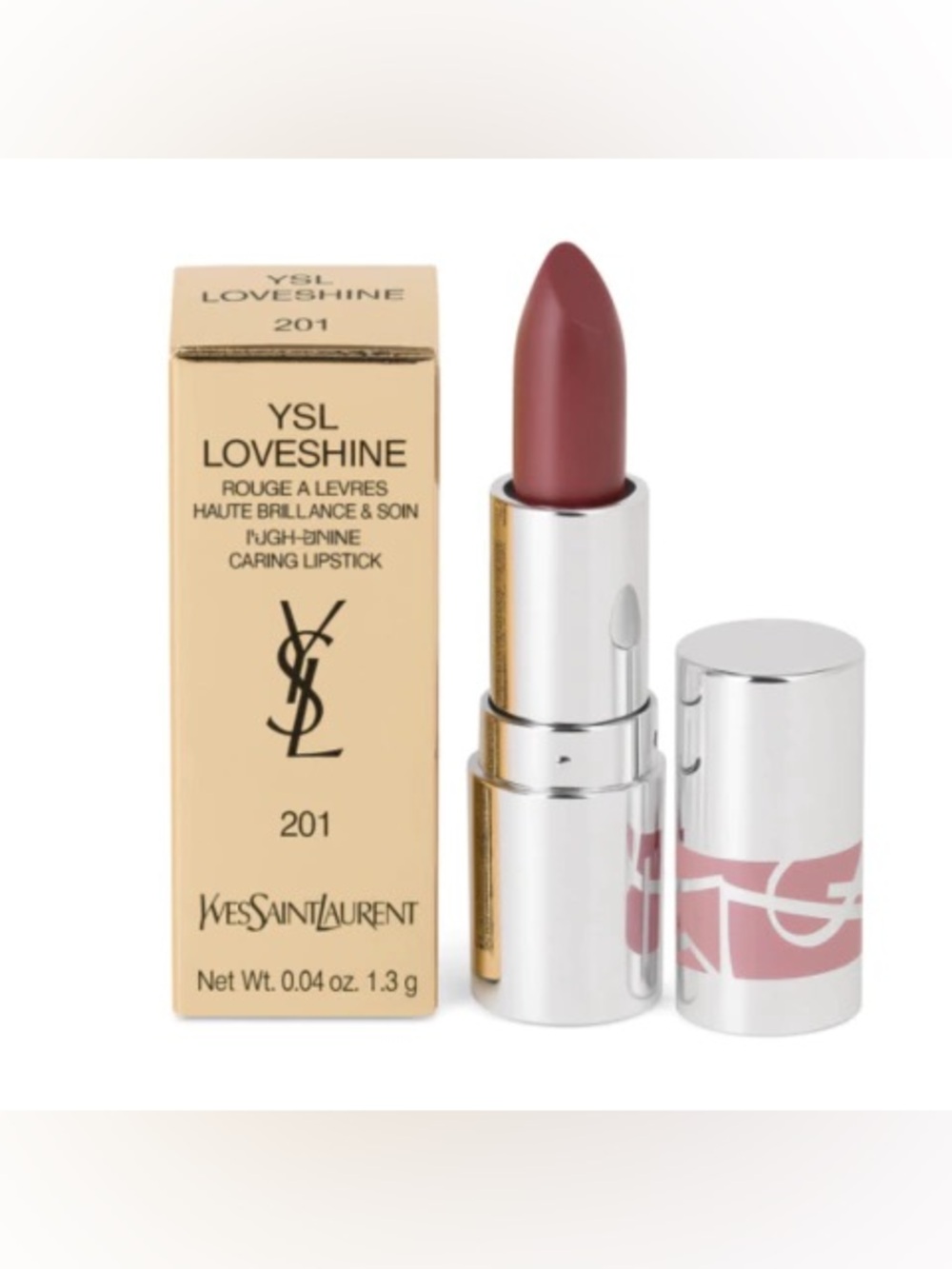 Yves Saint Laurent Loveshine Mini Lipstick — 201 Rosewood Blush
